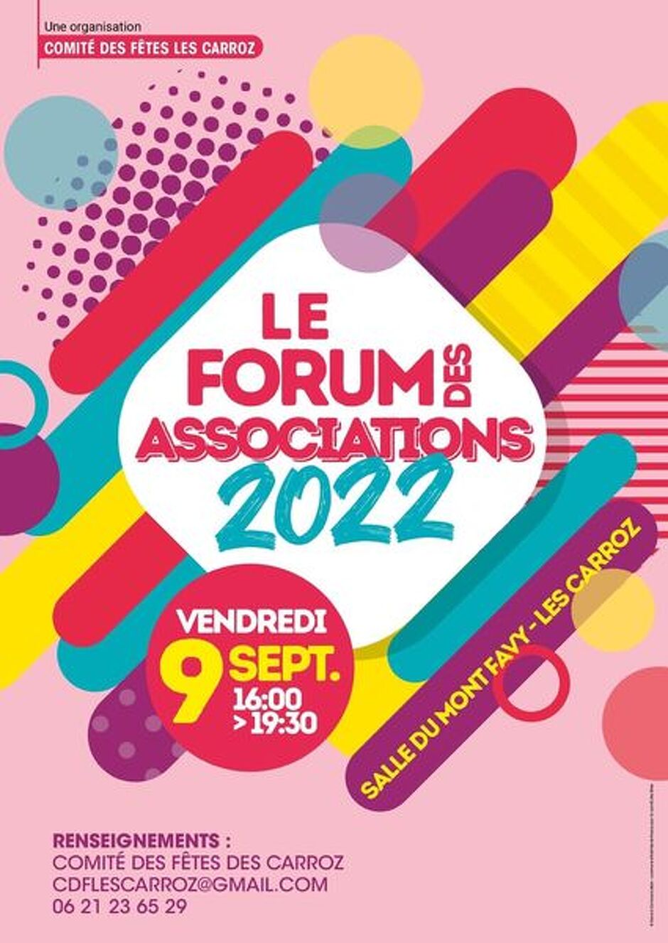 © Affiche du forum des associations - @Aracheslafrasse