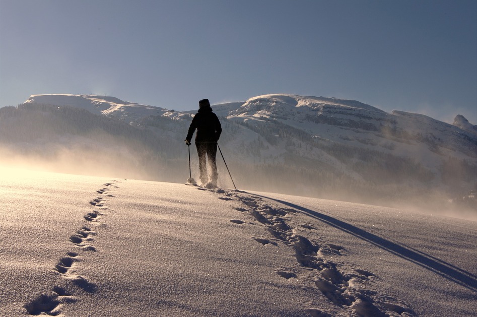 Découverte de la raquette dans le Grand Massif