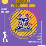 © Soirée disco 7 Octobre - Les cat'lus des rues