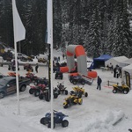 © Loodsen van quad op ijs - Ice Quad Flaine