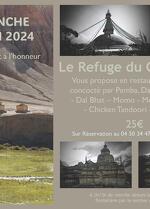 Repas népalais au refuge de Grenairon