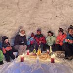 igloo apetizer with Igloo Raquettes_Les Carroz-d'Arâches