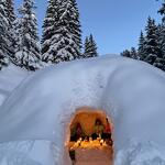 Goûter dans l'igloo_Les Carroz-d'Arâches