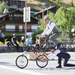 Le spectacle des Peaky Bikers_Les Carroz-d'Arâches