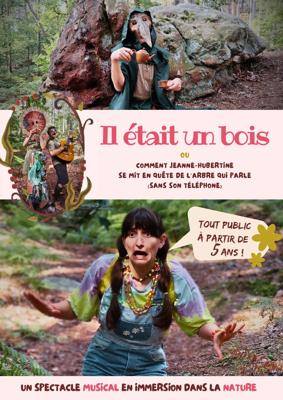 "Il était un bois" - Théâtre en immersion dans la nature par la Compagnie Forêt des murmures_Les Carroz-d'Arâches