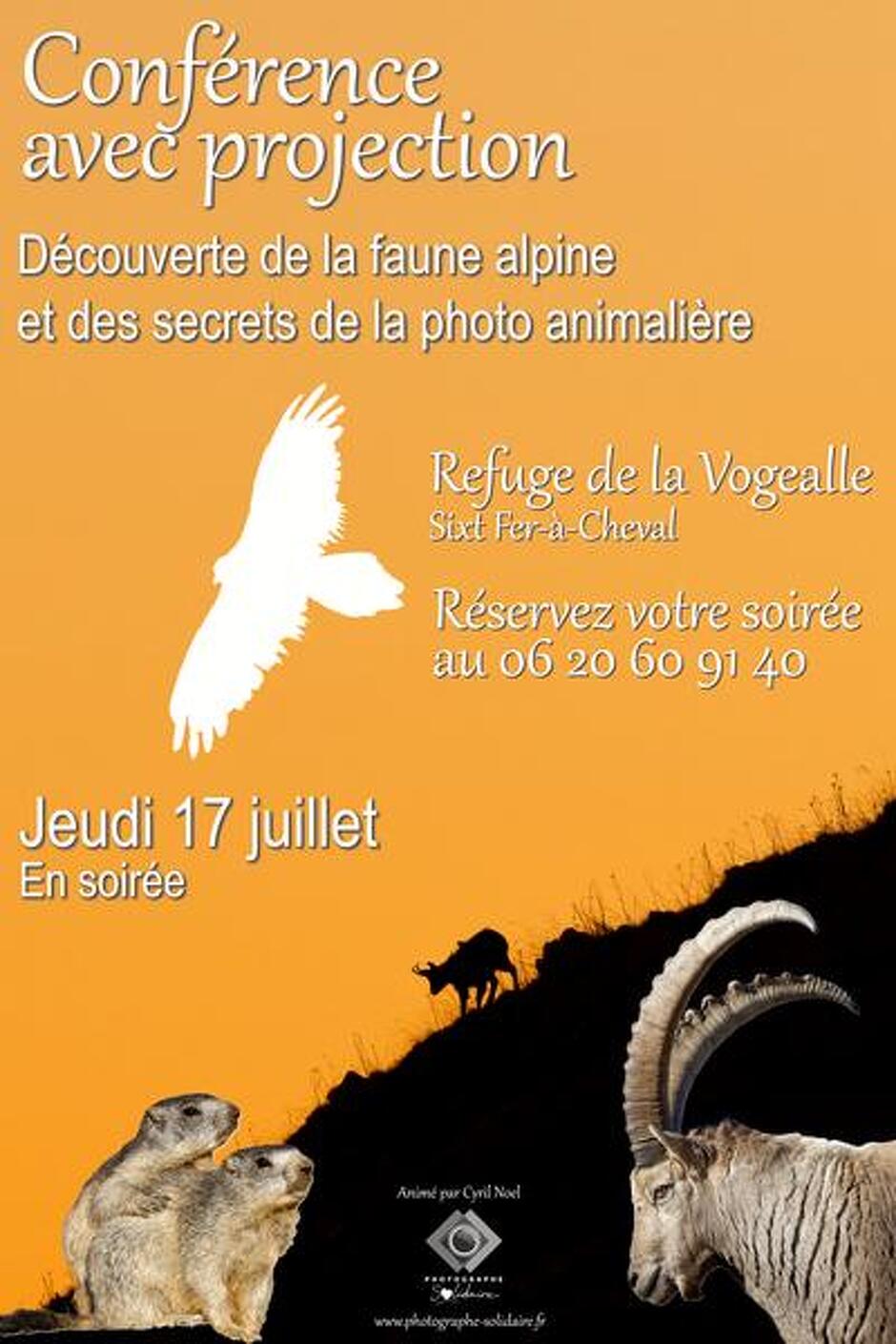 © Conference and screening at the Vogealle refuge_Sixt-Fer-à-Cheval - Cyril Noël