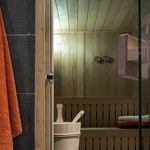 © Les Chalets de Jouvence - Sauna - Studio Bergoend