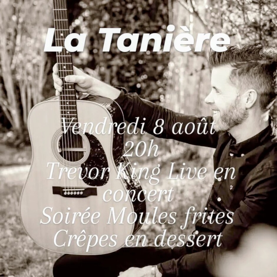 Concert live : Trévor King au restaurant la Tanière_Saint-Sigismond
