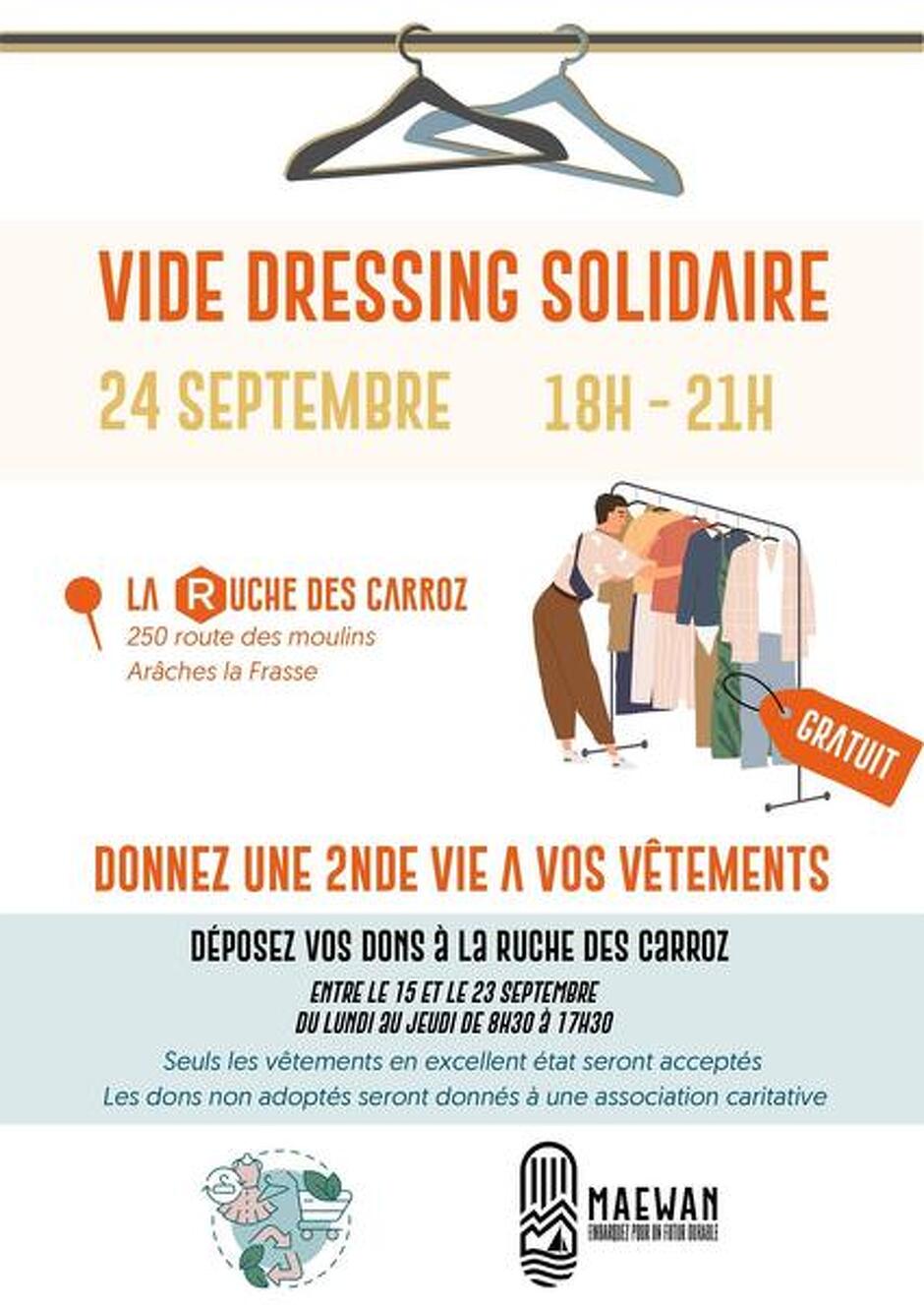 © Vide dressing solidaire_Les Carroz-d'Arâches - Association MAEWAN
