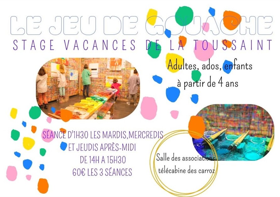 © Atelier de peinture libre_Les Carroz-d'Arâches - Marine LAMBOLEY