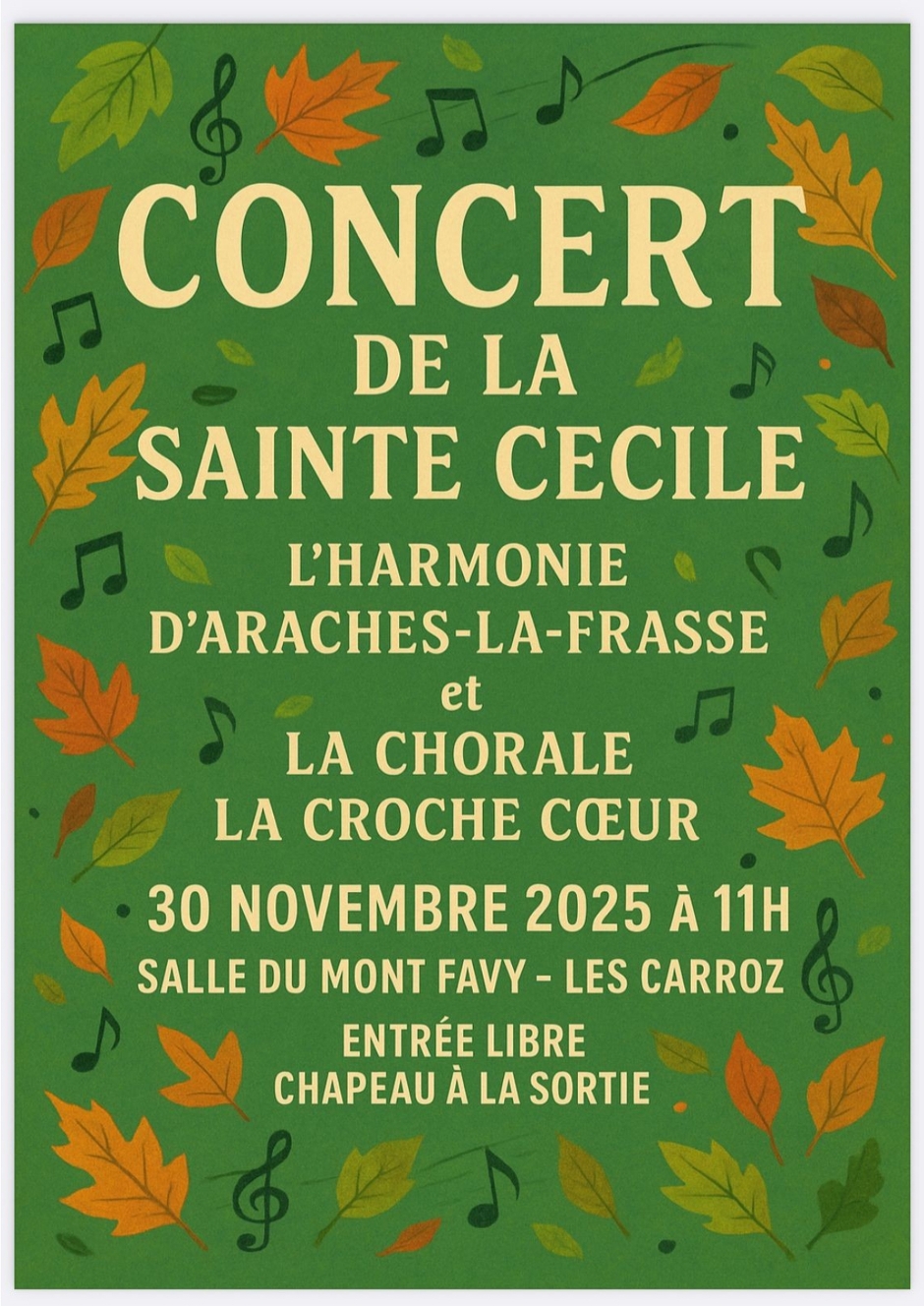 Concert de la Sainte-Cécile_Les Carroz-d'Arâches