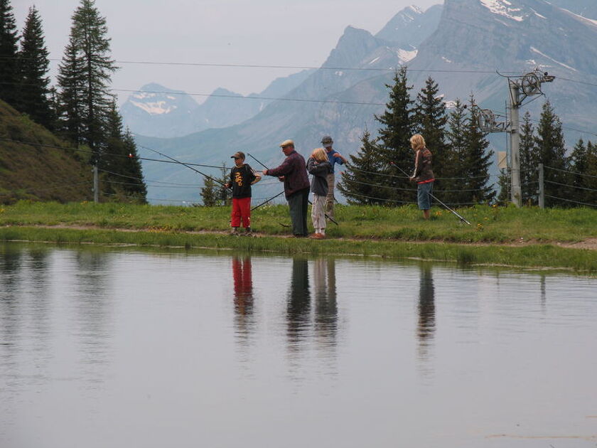 Pêche en lac, découverte pour les enfants