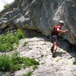 Via ferrata aux environs des Carroz