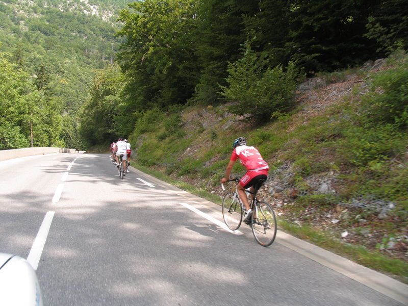 From les Carroz to Flaine, for bikers