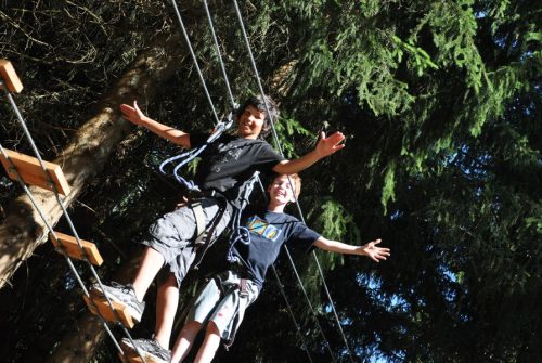 Mont Favy tree-top adventure park