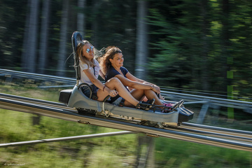 © Luge sur rail des Carroz - @Sylvain Cochard