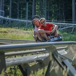 © Luge sur rail des Carroz - @Sylvain Cochard