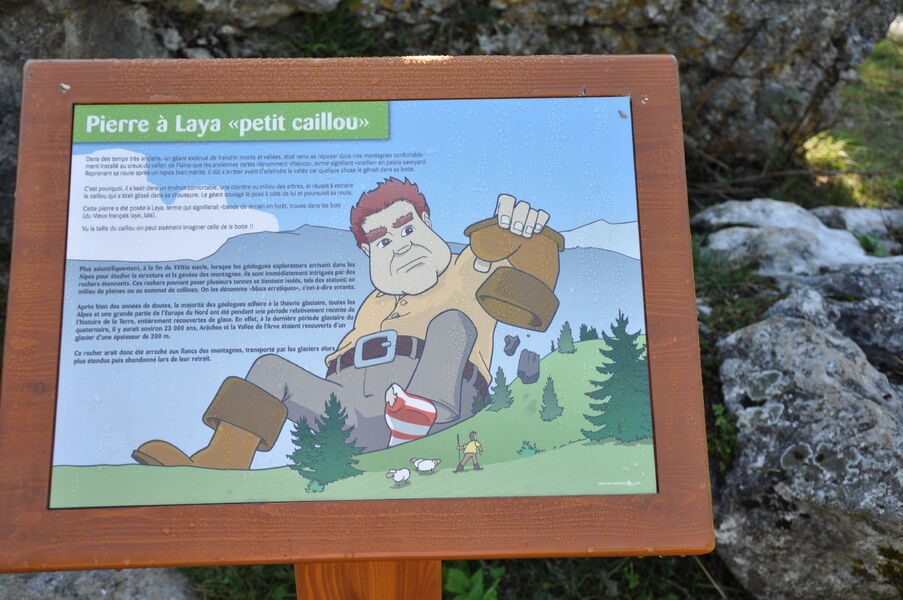© 'La Pierre à Laya' - Office de tourisme Les Carroz